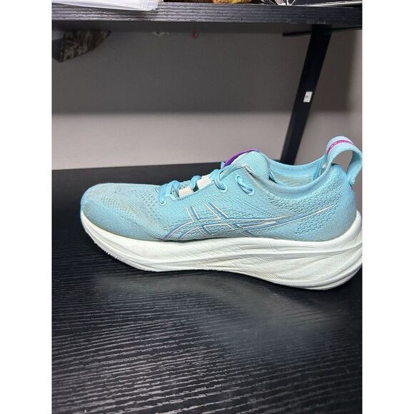 Asics Gel Nimbus 26 Running Shoes Women’s Sz 9 Blue Athletic Trainers - Picture 9 of 15